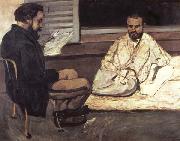 Paul Cezanne Paul Alexis faisant la lecture a Emile Zola china oil painting reproduction